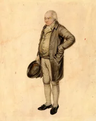 Portrait de M. Bewick, graveur sur bois